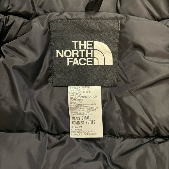 North Face Vintage Puffer Vest 700 Goose Down Black and Blue - Picture 8 of 8